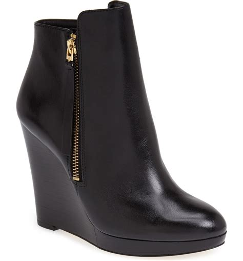 michael kors bootie wedge.